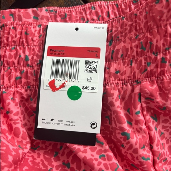 Nike Women's One Dri-FIT Mid-Rise 3" NWT - Picture 6 of 6